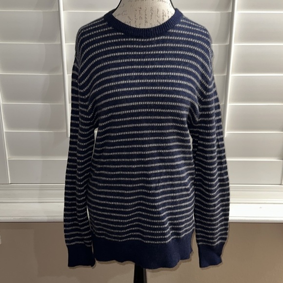 J Crew Men's Softspun Ditty Stripe Sweater - Picture 1 of 12